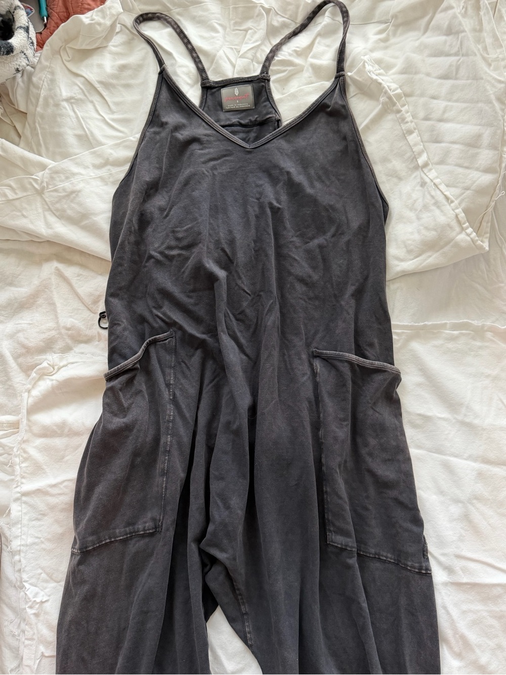 FREE PEOPLE MOVEMENT onesie/romper loungewear- charcoal grey